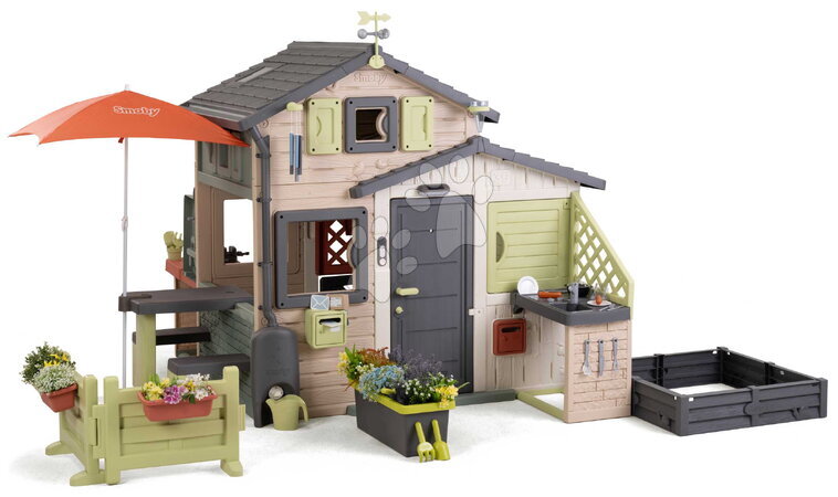  - Casinha dos Amigos com luz Friends Evo Playhouse Life Smoby