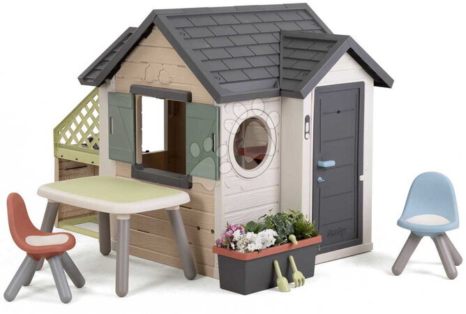 Dětské domečky | Strana 10 - Domeček Zahradník s letní kuchyňkou Garden House Life Smoby