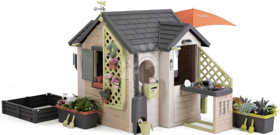  - Legehus til haven med sandkasse Garden House Life Smoby