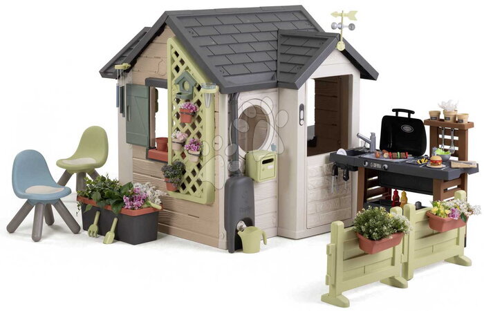  - Havestue med hegn ved køkkenet Garden House Life Smoby