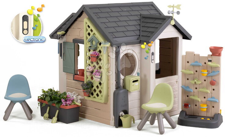  - Havestue med lege-køkken Garden House Life Smoby