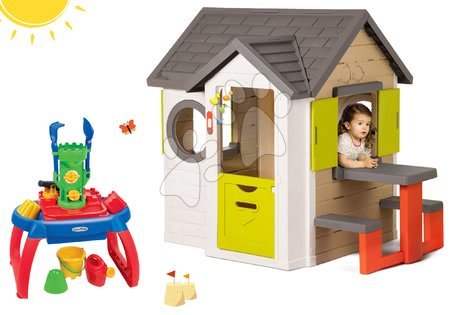 Kerti játszóházak homokozóval - Szett házikó My Neo House DeLuxe Smoby - 38