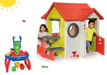 Kerti játszóházak homokozóval - Szett házikó My Neo House DeLuxe Smoby - 37