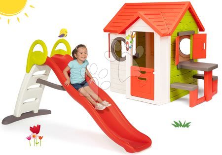 Cabanes avec toboggan - Maisonnette My Neo House DeLuxe Smoby - 41