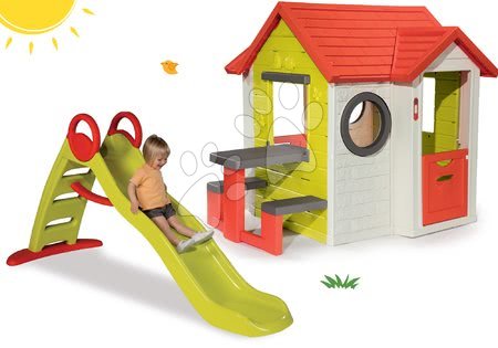 Cabanes avec toboggan - Maisonnette My Neo House DeLuxe Smoby - 43