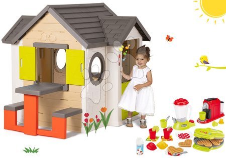 Plastové domčeky pre deti - Set domček My Neo House DeLuxe Smoby