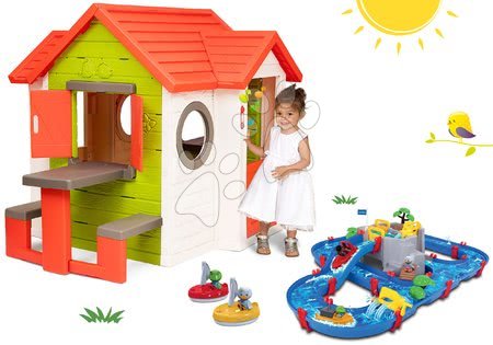 Hišice z vodno stezo - Komplet hišica My Neo House DeLuxe Smoby - 50