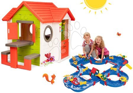 Spielhäuser mit Wasserrutsche - Set Häuschen My Neo House DeLuxe Smoby - 40