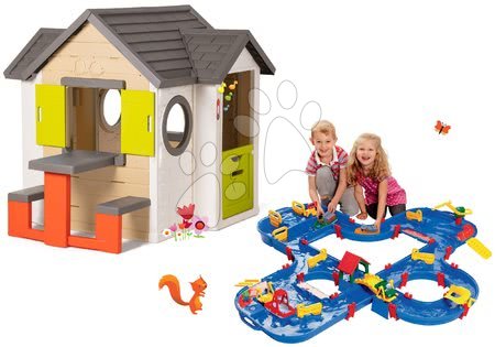 Domčeky s vodnou dráhou - Set domček My Neo House DeLuxe Smoby