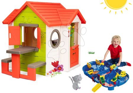 Spielhäuser mit Wasserrutsche - Set Häuschen My Neo House DeLuxe Smoby - 38