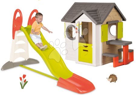 Hišice s toboganom - Komplet hišica My Neo House DeLuxe Smoby - 58