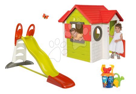Hišice s toboganom - Komplet hišica My House Smoby - 57