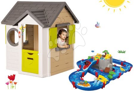 Spielhäuser mit Wasserrutsche - Set Häuschen My Neo House DeLuxe Smoby - 35