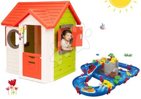 Spielhäuser mit Wasserrutsche - Set Häuschen My Neo House DeLuxe Smoby - 33