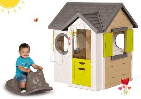 Spielhäuser mit Schaukel - Set Häuschen My Neo House DeLuxe Smoby