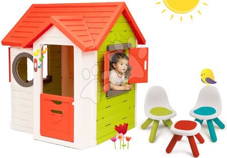 Kerti játszóházak bútorral  - Szett házikó My Neo House DeLuxe Smoby - 44