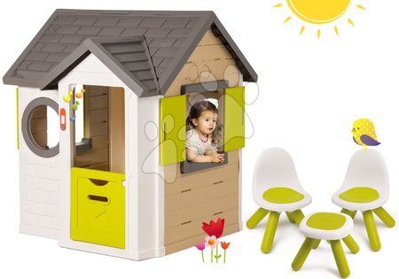Kerti játszóházak bútorral  - Szett házikó My Neo House DeLuxe Smoby - 46