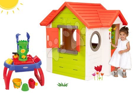 Kerti játszóházak homokozóval - Szett házikó My Neo House DeLuxe Smoby - 31