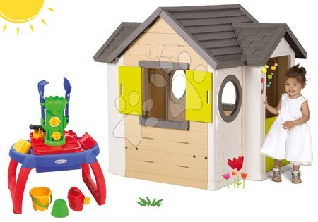 Kerti játszóházak homokozóval - Szett házikó My Neo House DeLuxe Smoby - 33