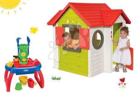 Kerti játszóházak homokozóval - Szett házikó My Neo House DeLuxe Smoby - 32