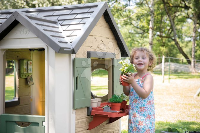 Casitas para niños - Casa para el jardinero con macetas Garden House Life Smoby - 5