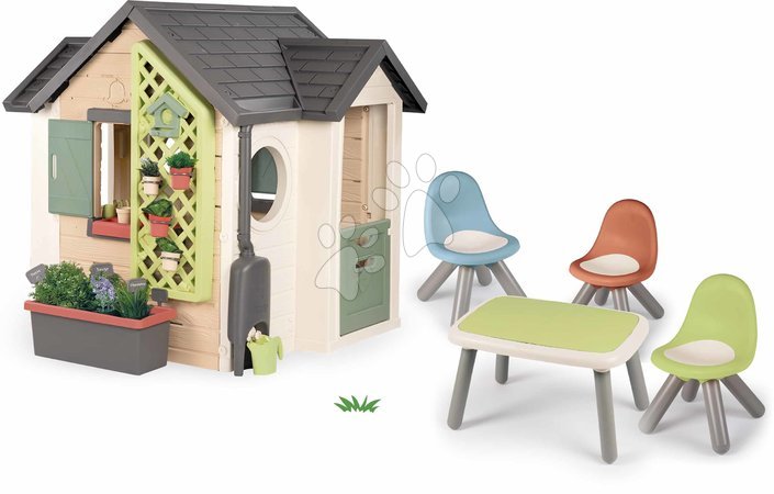 Smoby - Szett házikó kertész részére pihenőrésszel Garden House Smoby