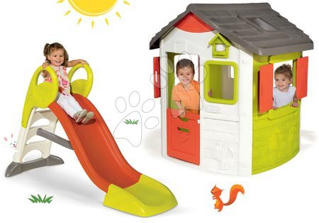 Toys for children from 2 to 3 years - Neo Jura Lodge Smoby Playhouse Set