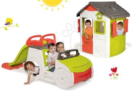 Igračke za djecu od 2 do 3 godine - Set kućica Neo Jura Lodge Smoby