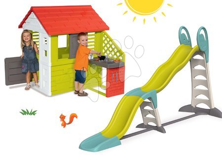 Hračky pro kluky - Set domeček Pretty Nature s letní kuchyňkou Smoby