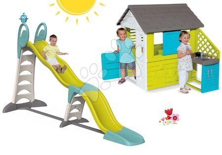 Igrače za otroke od 2. do 3. leta - Komplet hišica Pretty Blue Smoby