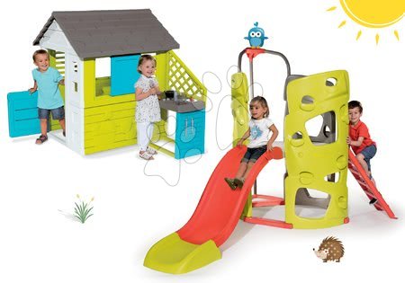 Casitas con trepador - Set domček Pretty Blue Smoby - 26