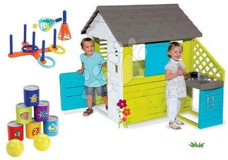 Hračky pro kluky - Set domeček Pretty Blue Smoby