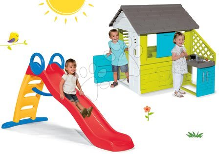 Hračky pre chlapcov - Set domček Pretty Blue Smoby