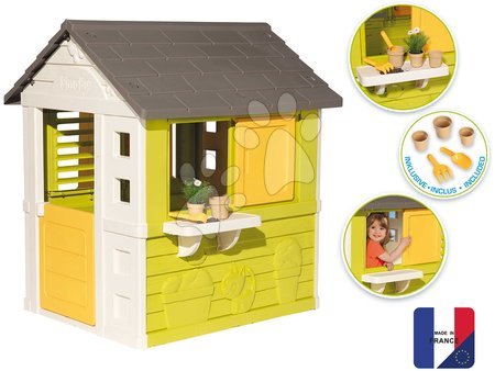 Kleine Spielhäuser für Kinder - Spielhaus Pretty Sunny Flowers House Smoby - 1