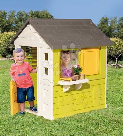 Kleine Spielhäuser für Kinder - Spielhaus Pretty Sunny Flowers House Smoby - 5