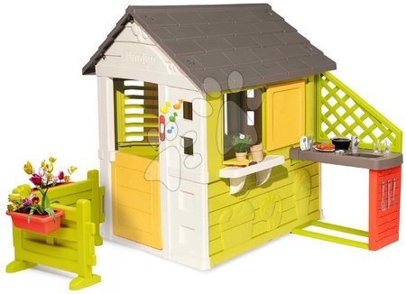 Smoby - Hišica Pretty Sunny Flowers House Smoby