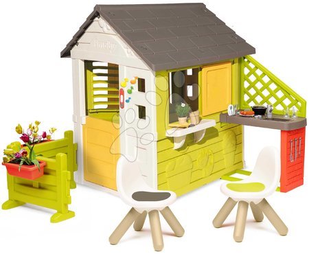 Smoby - Hišica Pretty Sunny Flowers House Smoby