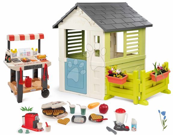 Ab 2 bis 3 Jahren - Set Spielhaus Lovely Smoby