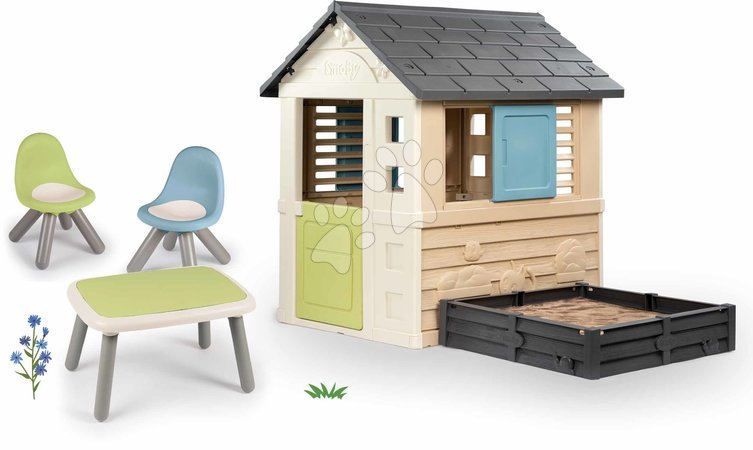 Sets | Seite 15 - Spielhaus-Set mit Sandkasten und Garten – Square Life Smoby
