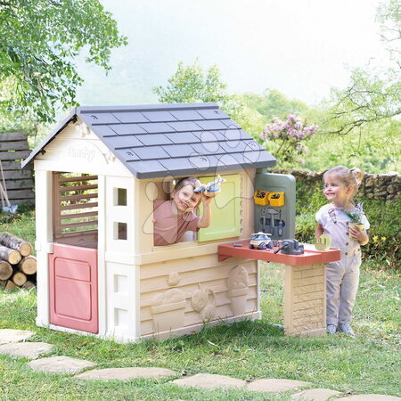 Domki dla dzieci - Domek z warsztatem i 39 akcesoriami Nature Playhouse Workshop Life Smoby - 3