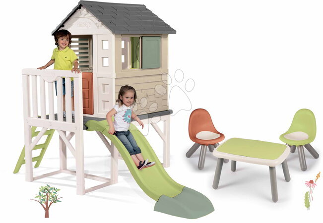 Casette con mobili - Set casetta palafitta con tavolino e 2 sedie House On Stilts Life Smoby