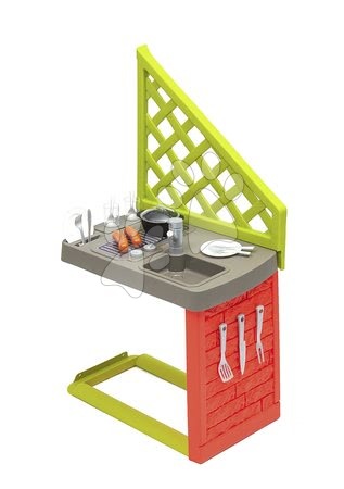 Playhouses - Mini Kitchen Playset with 17 Accessories for Play House Smoby Neo Jura Lodge