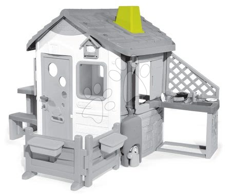Dětské domečky - Komín jako doplněk k dětskému domečku Smoby Neo Jura Lodge a Zahradník s UV filtrem_1