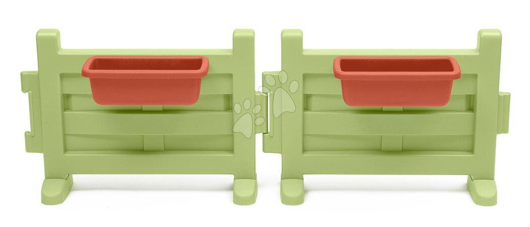 Accessoires pour la cabane - Jardinière avec deux pots de fleurs pour toutes les maisonnettes Smoby - 2