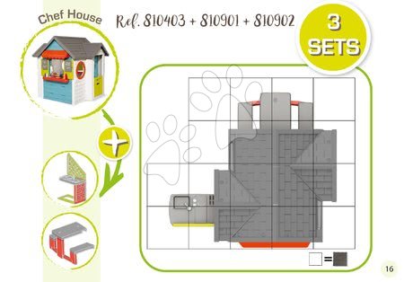 Accesorios para casitas - Mesa de picnic con dos bancos para casitas Smoby - 34