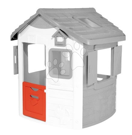 Kerti játszóház kiegészítők - Felezett ajtó posta bedobónyílással házikóhoz Smoby UV szűrővel