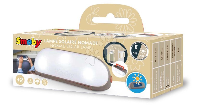 Аксесоари за къщички - Соларна лампа акумулаторна Nomad Solar Lamp Smoby - 15
