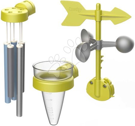 Domečky pro děti - Set domeček ekologický Neo Jura Lodge Playhouse a meteorologická stanice Green Smoby_1