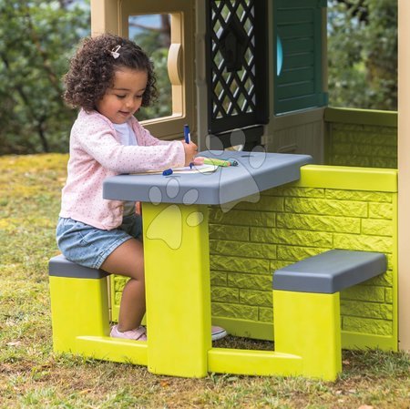 Dětské domečky - Piknik stůl s lavicemi k domečkům Smoby