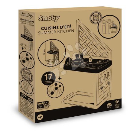 Accesorios para casitas - Cocina de verano con 17 accesorios Summer Kitchen Life para las casas de Smoby - 6